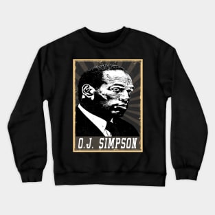 80s Style O.J. Simpson Crewneck Sweatshirt